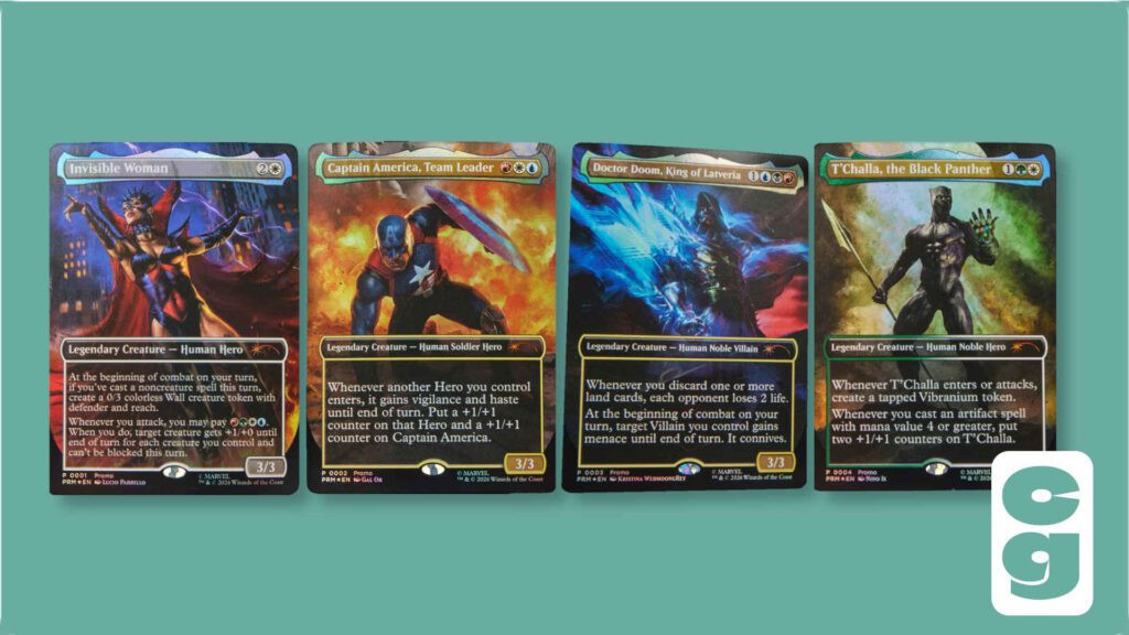Marvel Legends Promo MTG cards