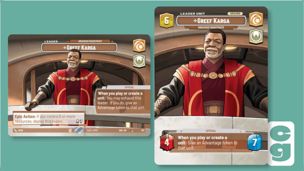 Ashes of the Empire Greef Karga Showcase