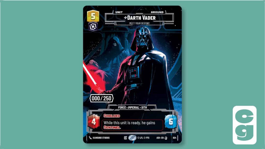 Ashes of the Empire Darth Vader Prestige Serialized