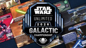Star Wars Unlimited Galactic Championship Logo and Prizes