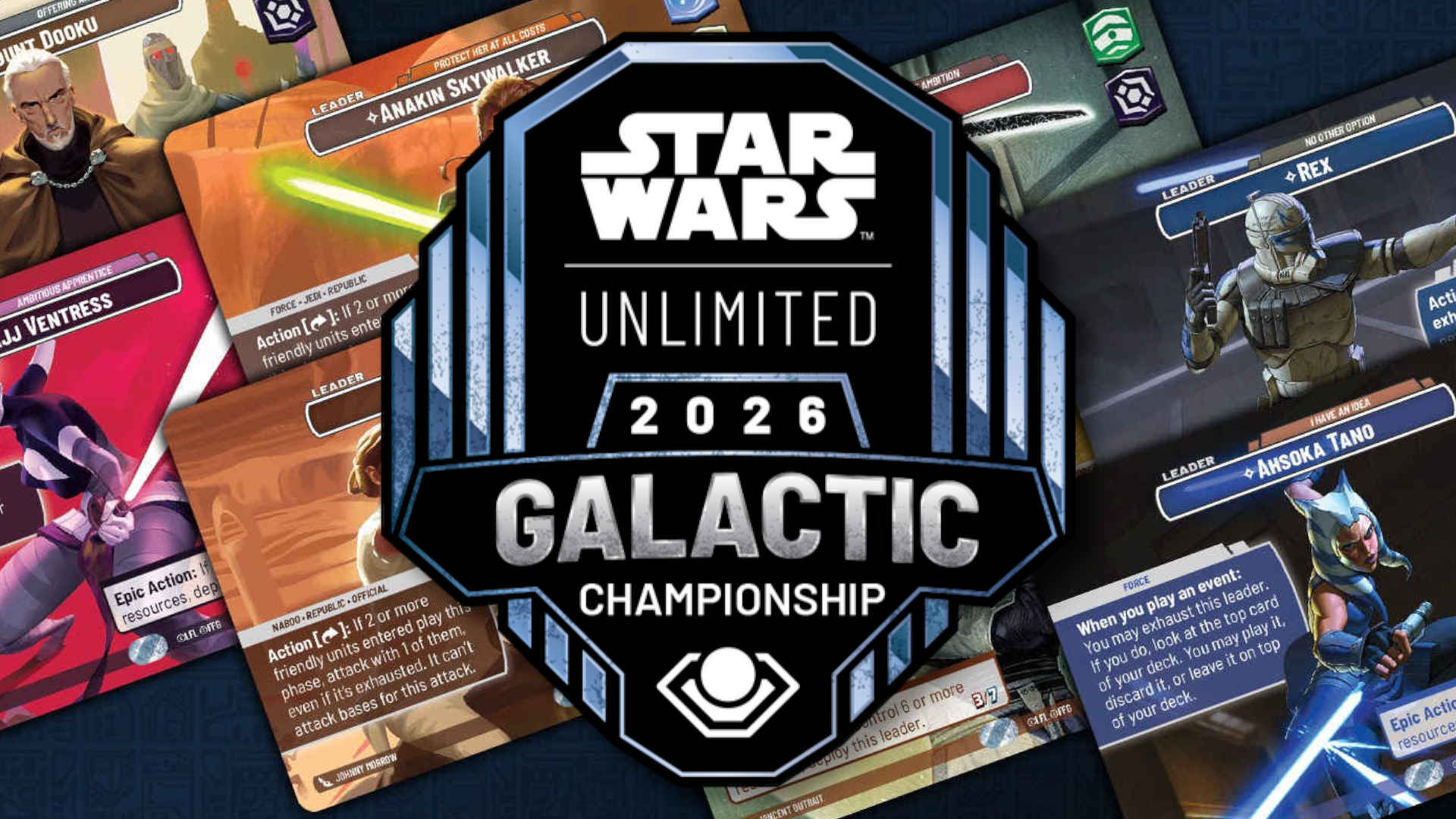 Star Wars Unlimited Galactic Championship Logo and Prizes