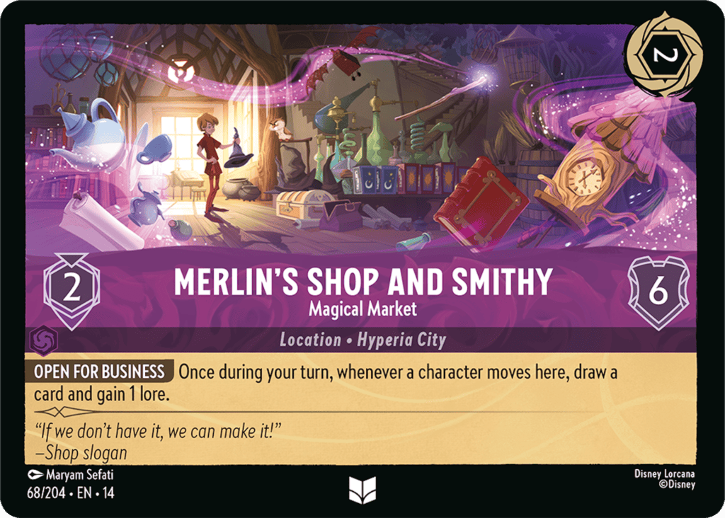 Hyperia City Lorcana card 68