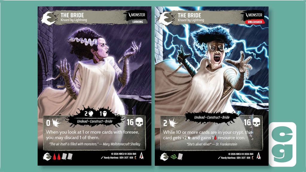 Hellbreak Bride double sided Monster card
