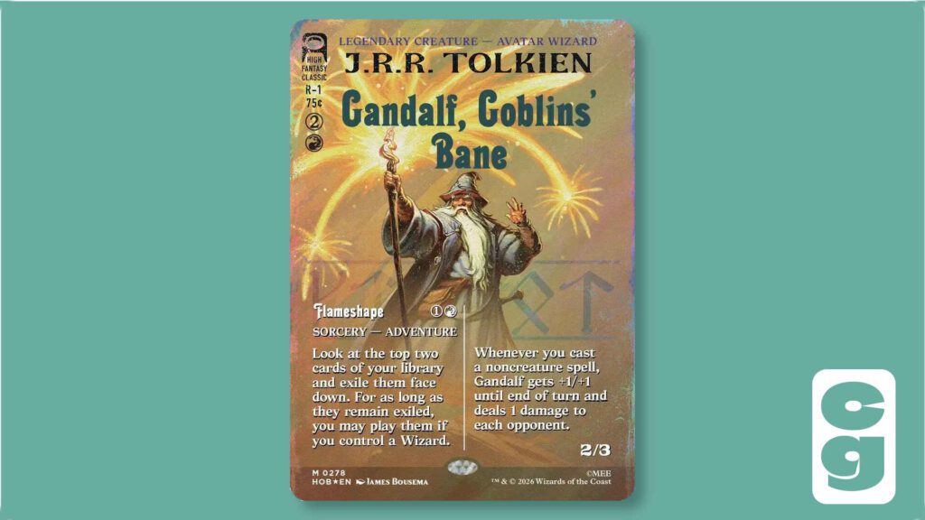 Gandalf, Goblins' Bane (Borderless, Surge Foil) - Mythic, 278