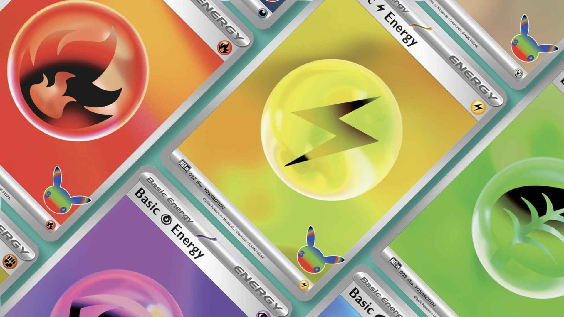 Pokemon 30th Celebration Energy Cards