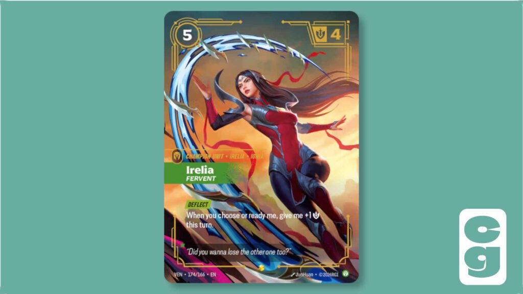 Irelia Overnumbered Riftbound Vendetta Card