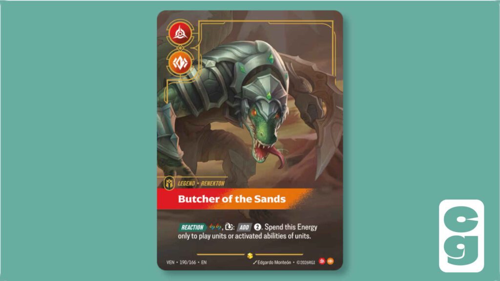 Renekton Overnumbered Riftbound Vendetta Card