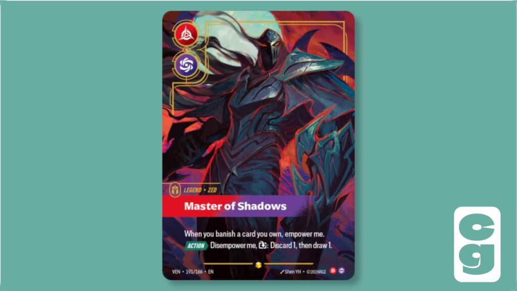 Zed Overnumbered Riftbound Vendetta Card
