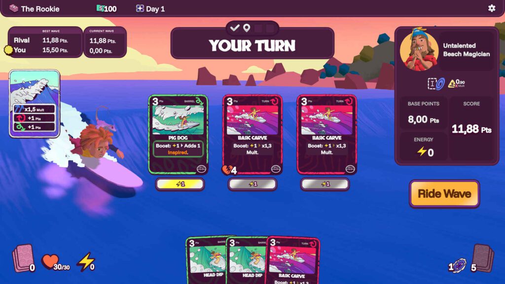 Rogue Waves Surfing Screenshot