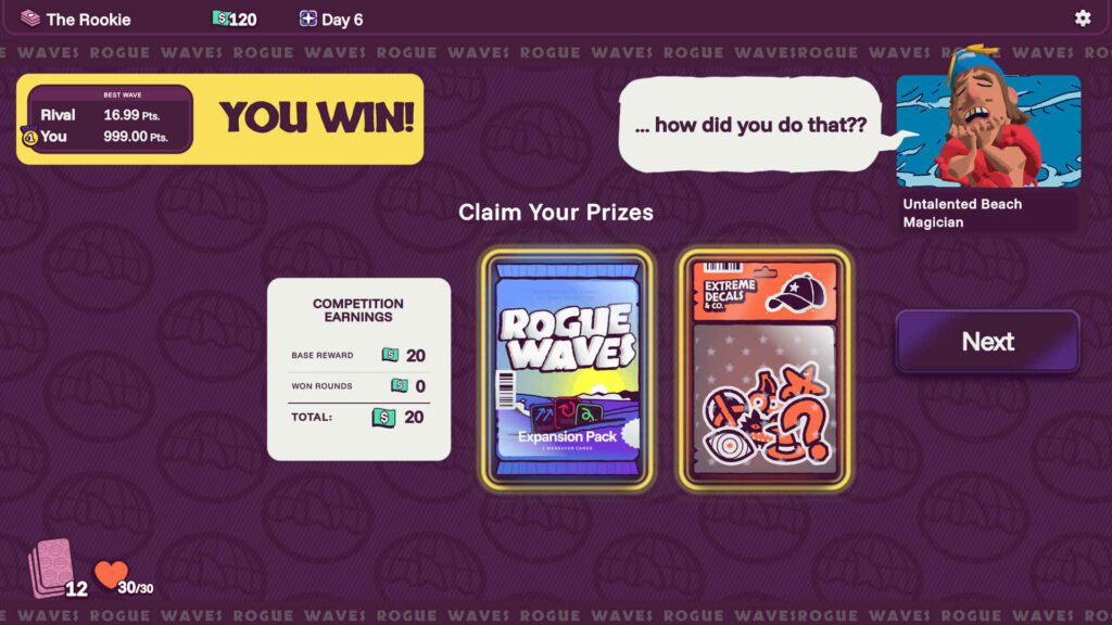 Rogue Waves screenshot rewards