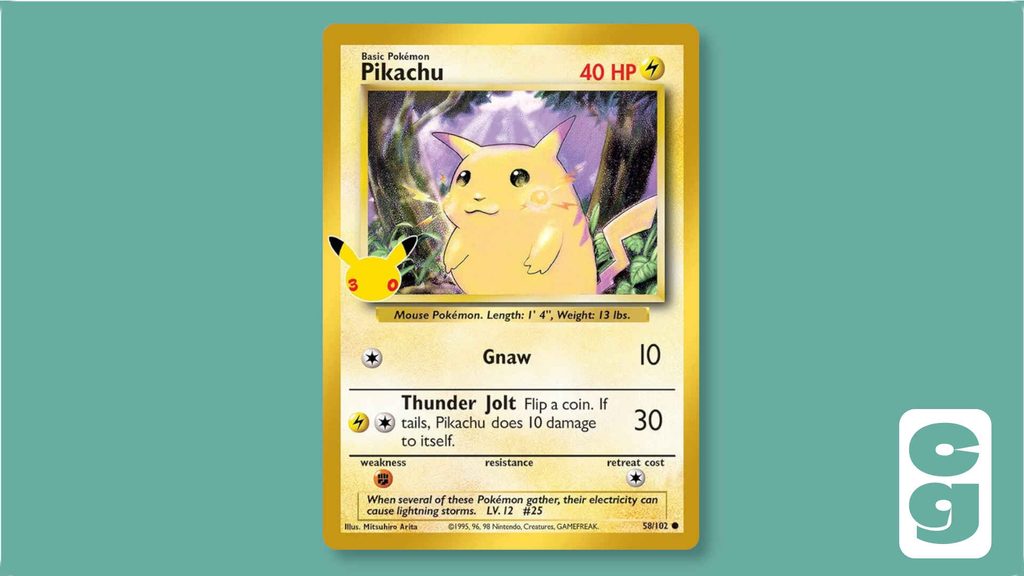 Pikachu Base Set Pokémon Classic Collection