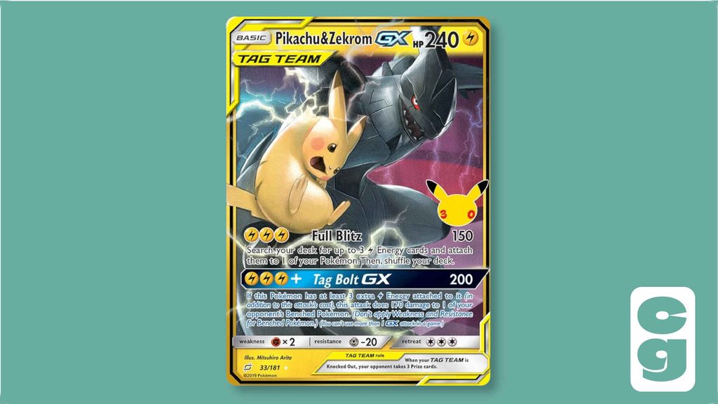 Pikachu and Zekrom GX Pokémon Classic Collection