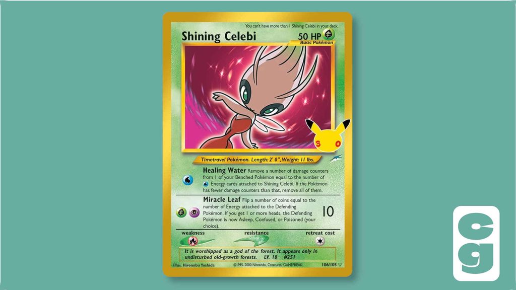 Shining Celebi Pokémon Classic Collection