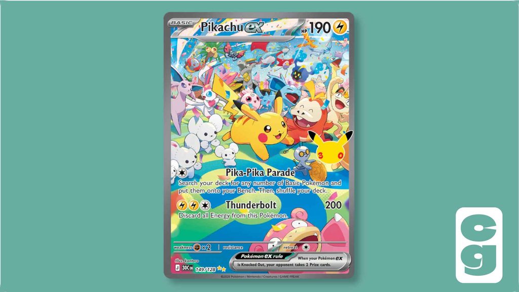 Pikachu ex 30th Celebration SIR