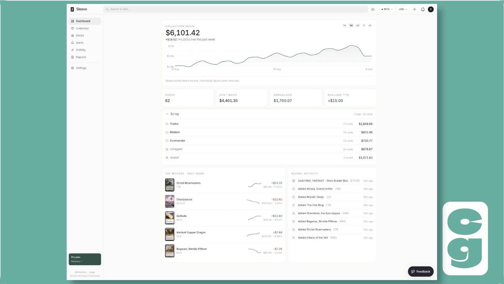 Sleeve Dashboard