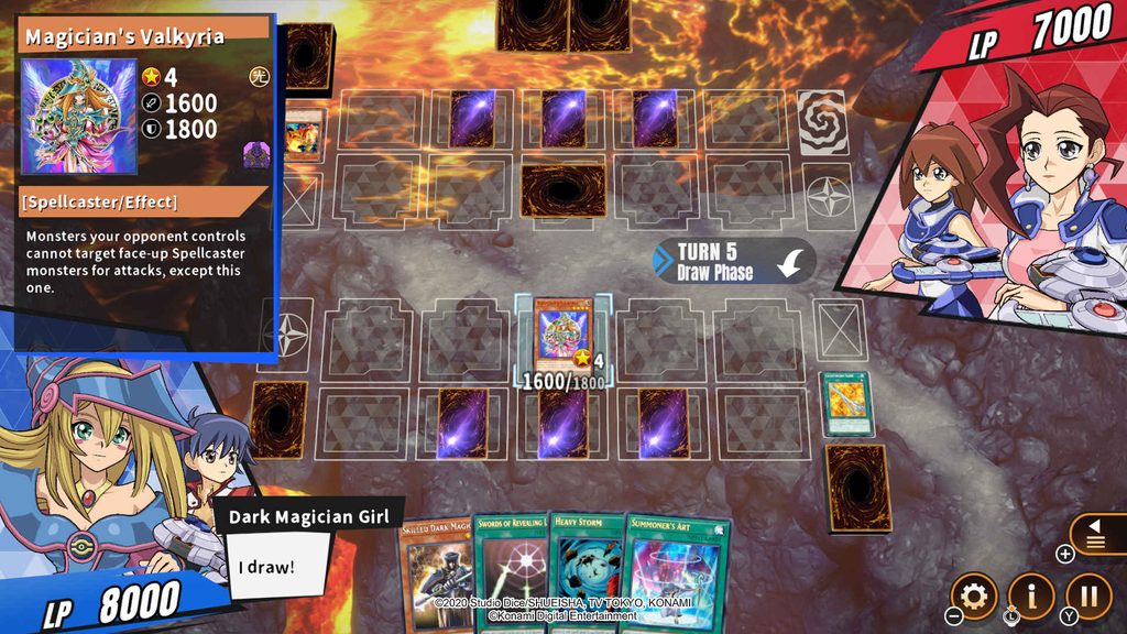 Yu-Gi-Oh! Tag Force GX dueling screenshot