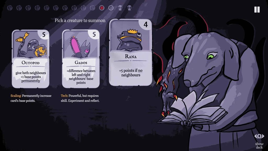 Burn With Me Screenshot - Choose Card