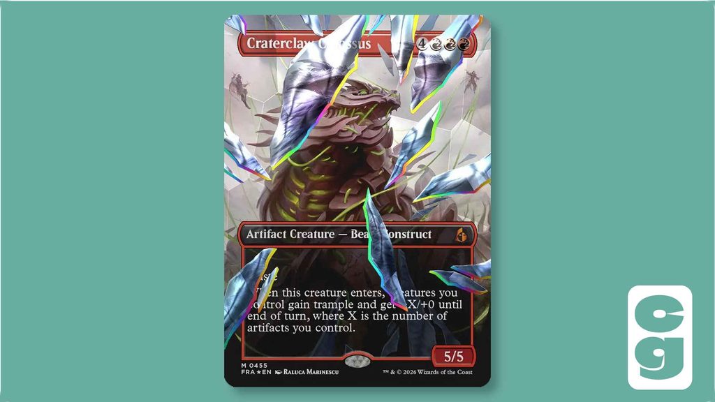 Craterclaw Colossus 455 MTG card