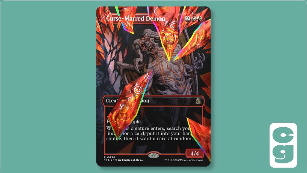 Curse-Marred Demon 456 MTG Card