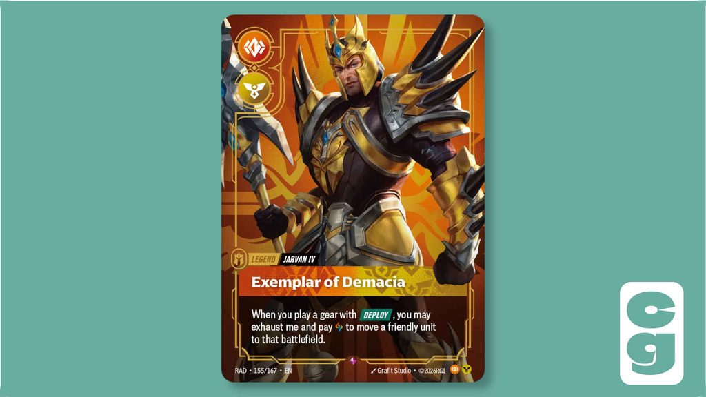 Riftbound Jarvan IV Legend card