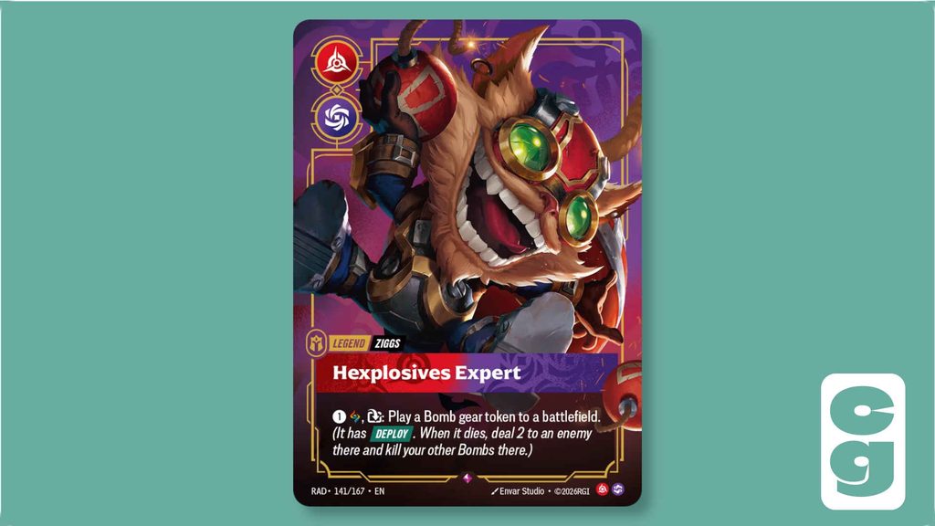 Riftbound Ziggs Legend card