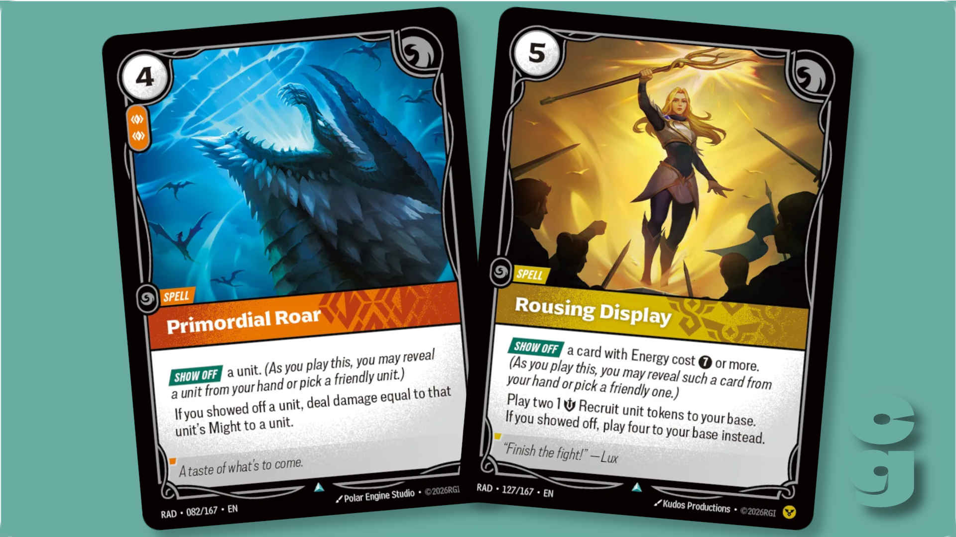 Riftbound Show Off cards