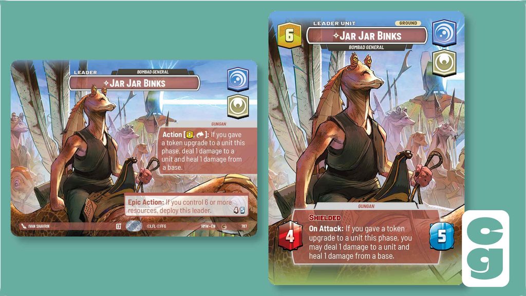 SWU Homeworlds Jar Jar Binks card