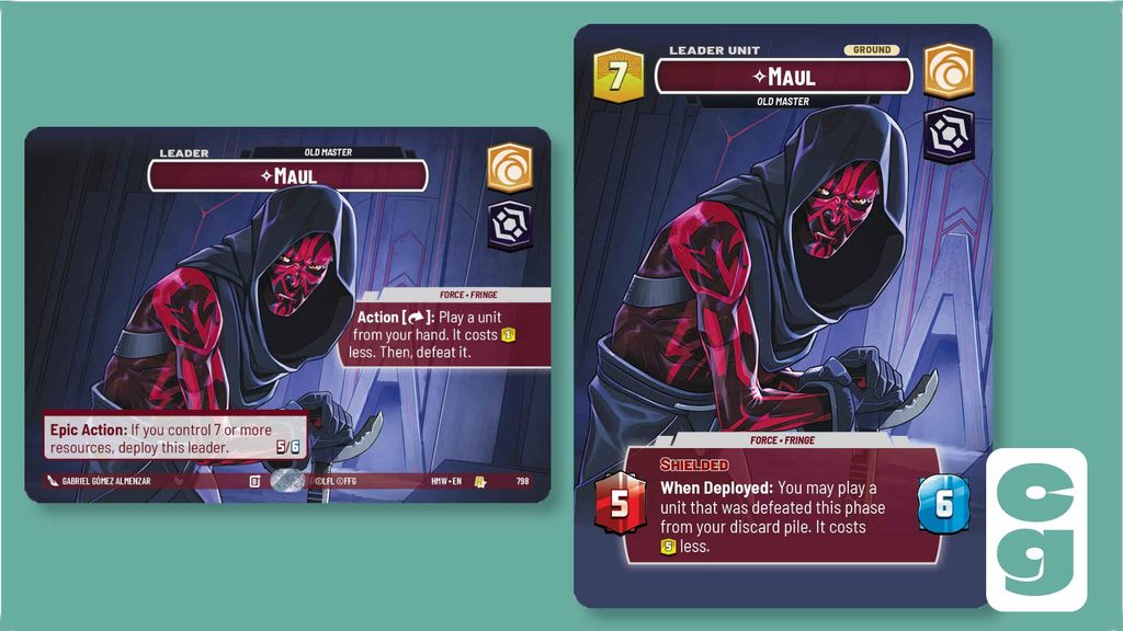 SWU Homeworlds Maul card