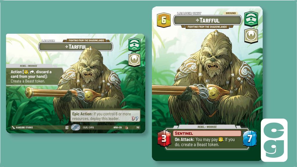 SWU Homeworlds Tarfful card