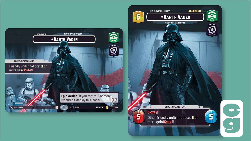 SWU Homeworlds Vader card